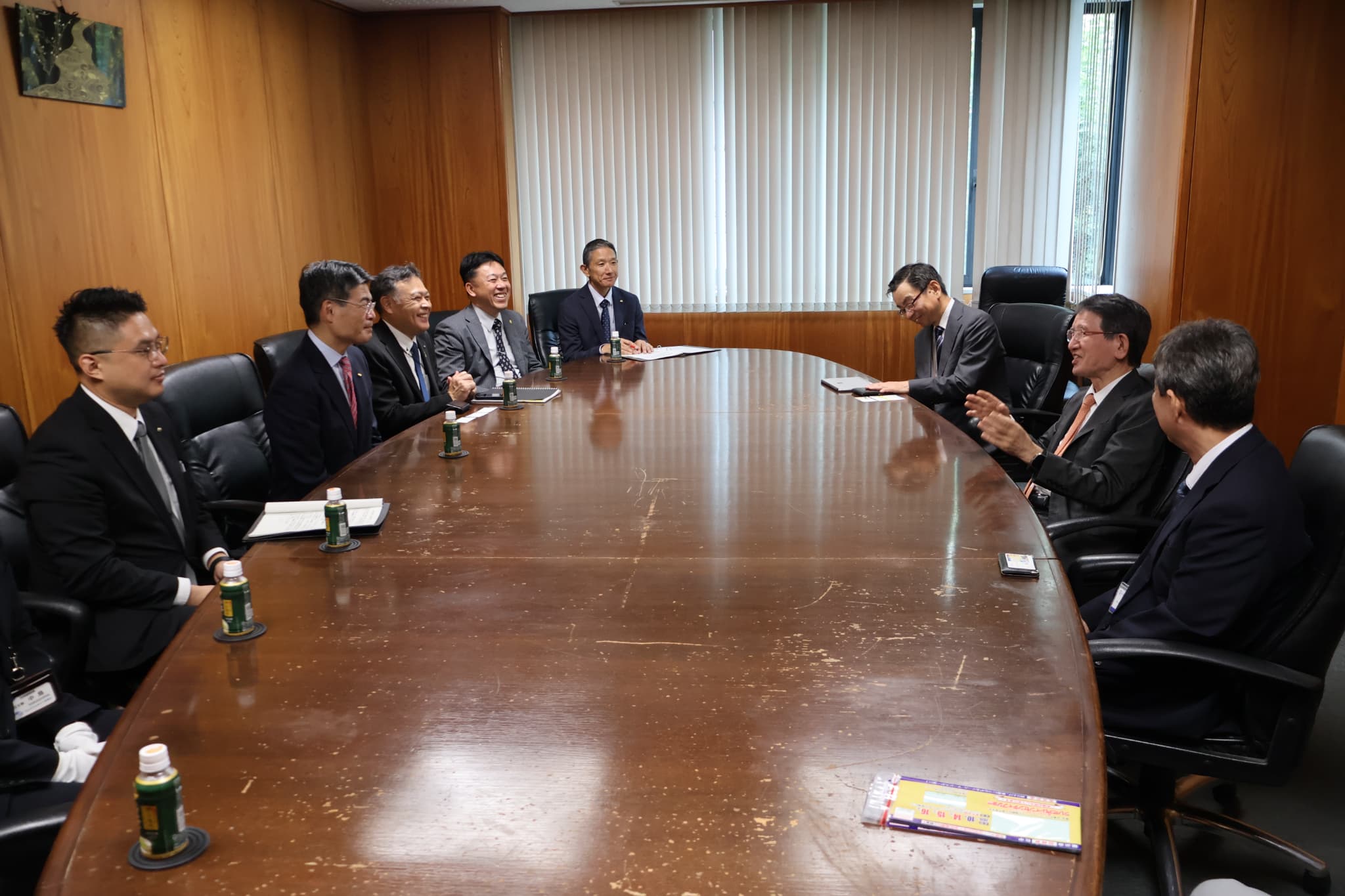 平田長崎県知事との談笑